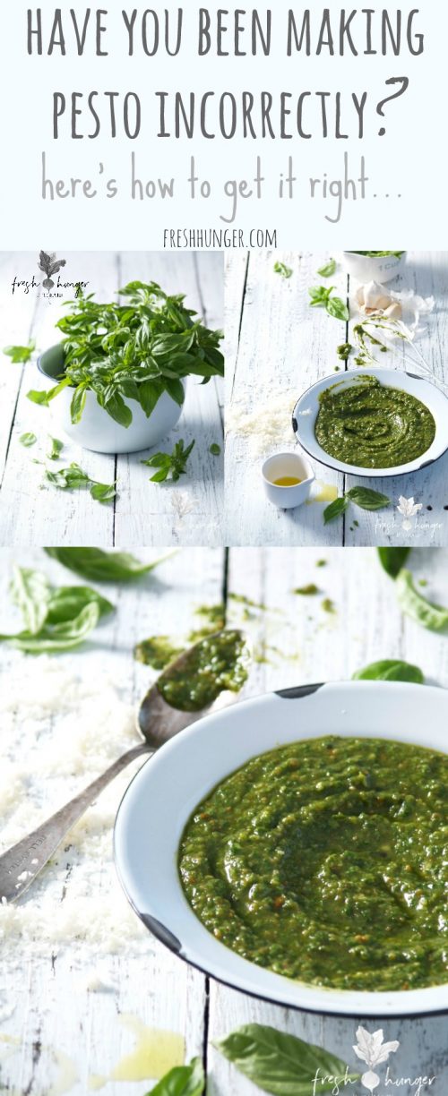 Have you been making pesto incorrectly? Here's how to make it right...