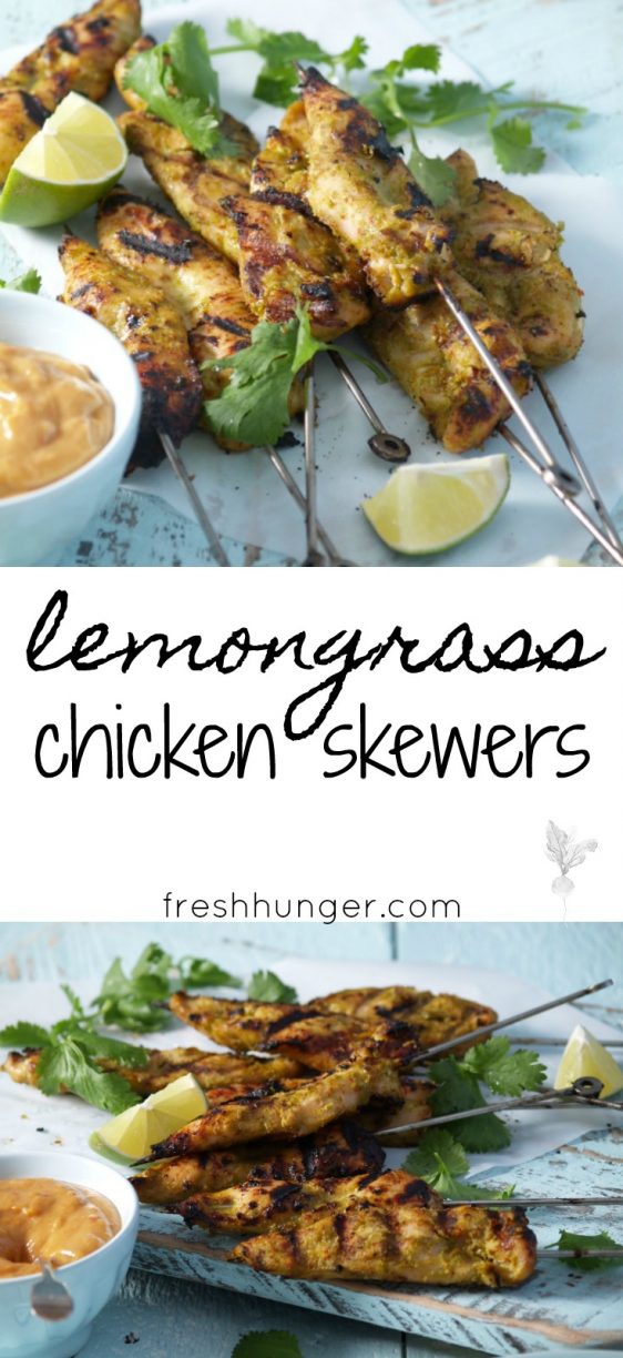 lemongrass chicken skewers