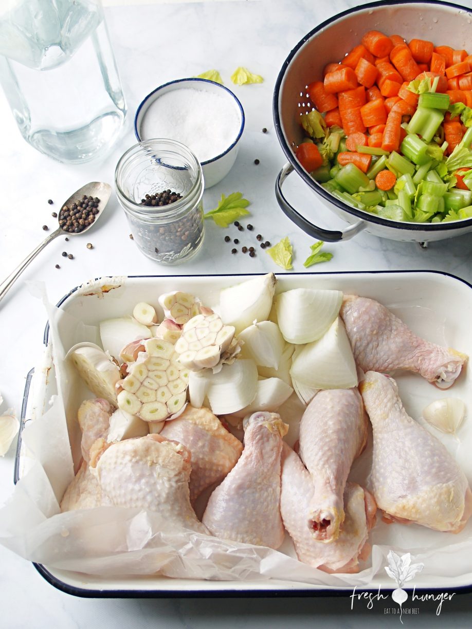 how to make great chicken broth in the slow cooker