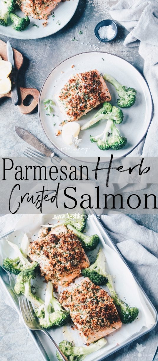 Parmesan Herb Crusted Salmon