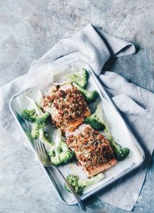 Parmesan Herb Crusted Salmon
