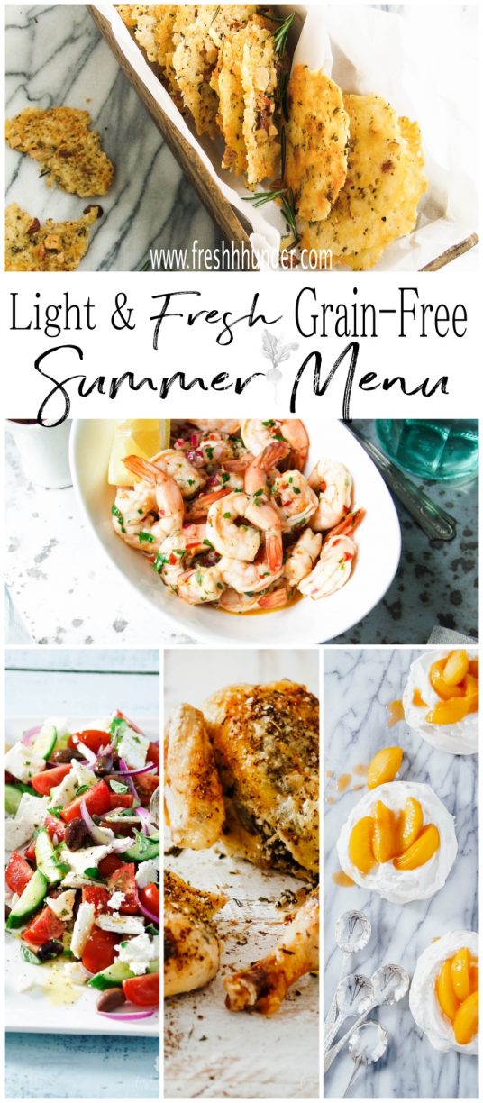 Light & fresh grain-free summer menu