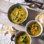 Golden Curry Chicken & Vegetable Soup
