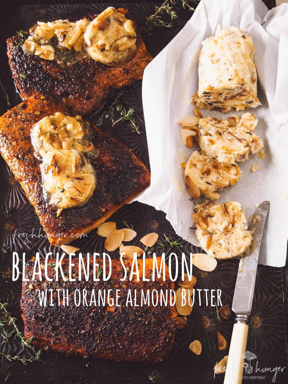 with orange almond butter