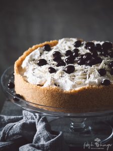 white chocolate coffee cheesecake