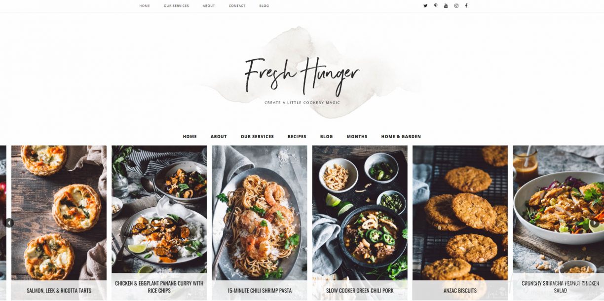 the new look fresh hunger website
