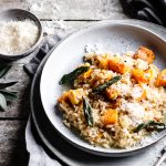 ROASTED SQUASH RISOTTO WITH SAGE BUTTER