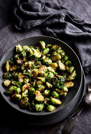 BROWNED BUTTER SOY MARMALADE BRUSSELS SPROUTS