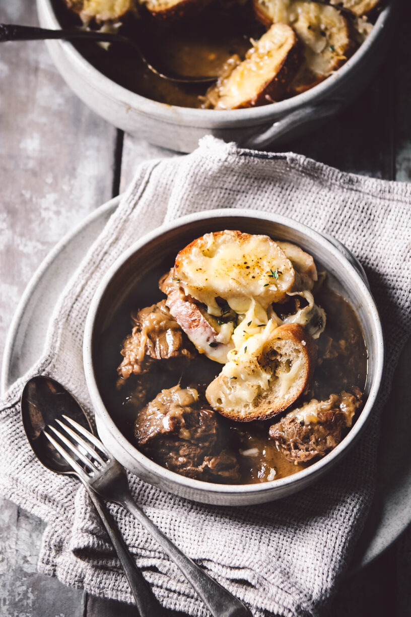 FRENCH ONION SLOW COOKED BEEF